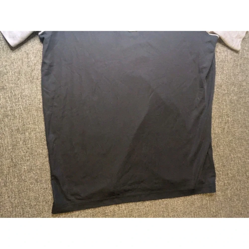 Travis Mathew‎ Mens Polo Shirt Short Sleeve Large Gray Golf Therma Tru Doors Tee